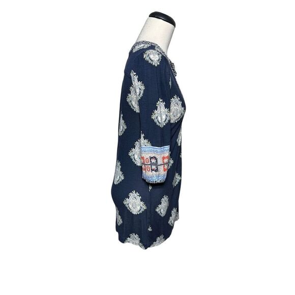 Juicy Couture Peasant 3/4 Sleeve Knit mini Dress Size Petite - Picture 2 of 4